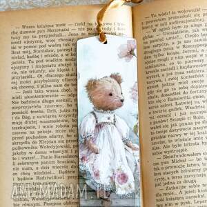 zakładka do książki - misiowe historie drewniana, dzień dziecka dla córki