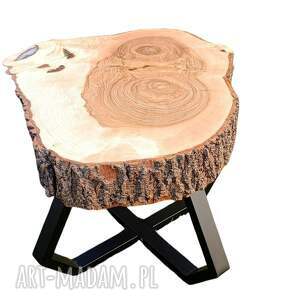 Nowy stolik kawowy Unikat zegar z drewna Gratis, stolikkawowy