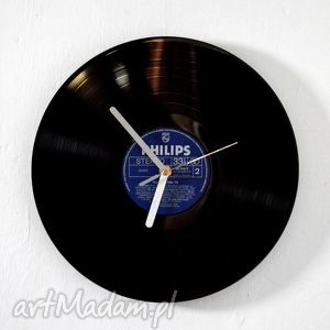 handmade zegary zegar "vinyl clock"