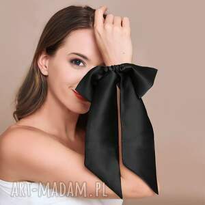 Jedwabna szarfa i miniscrunchie, pasek