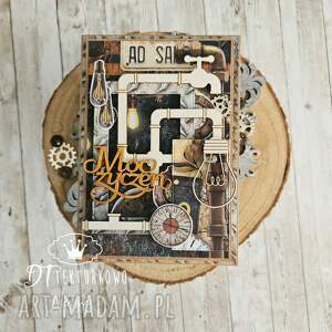 handmade scrapbooking kartki kartka dla mężczyzny