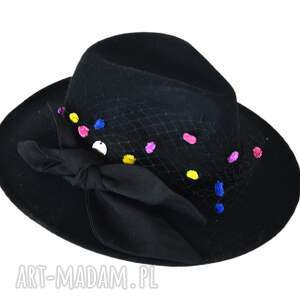 handmade kapelusze kapelusz z woalką