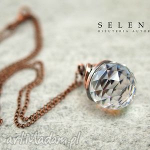 feng shui ball crystal wire, wrapping swarovski, miedź, kryształ