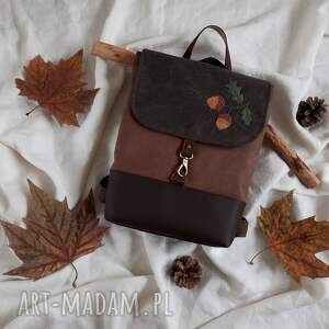 handmade jesienny plecak