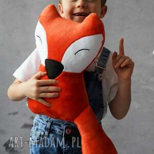 ręczne wykonanie maskotki przytulanka dziecięca lisek mały