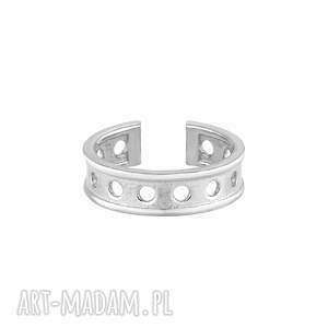 Srebrna kolczyki, srebro, nausznica, ozdobna