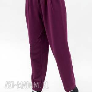 spodnie dresowe damskie adalet bakłażan
