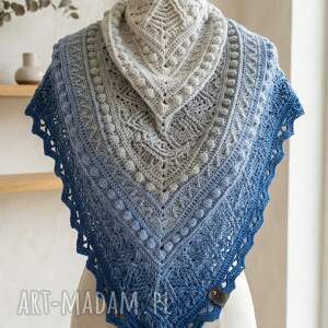 Prezent Szydełkowa Chusta - Spokój Oceanu, chustanaszydelku