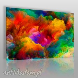 obraz na płótnie - kolorowe chmury - 120x80 cm - VAKU DSGN dom obrazy