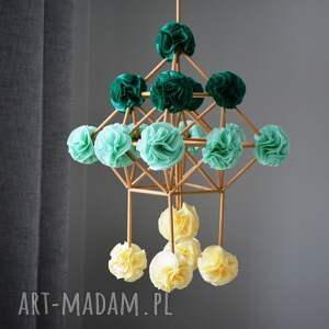 pająk ludowy, pompony