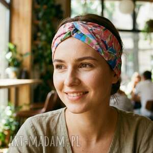 Opaska. Handmade. Samauszyłam, kwiaty