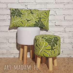 poduszka monstera 30 x 60 pillow, sypialnia salon