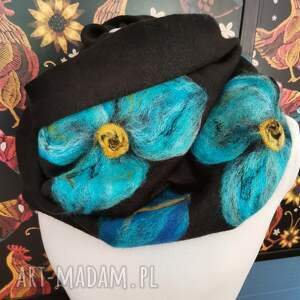 handmade chustki i apaszki bohemian wełniany etniczny ludowy miły i ciepły komin