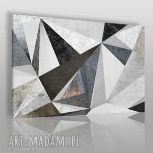 obraz na płótnie - beton marmur wzór - 120x80 - VAKU DSGN obrazy