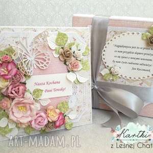 scrapbooking kartki zamówienie indywidualne, kartka, życzenia, pożegnanie