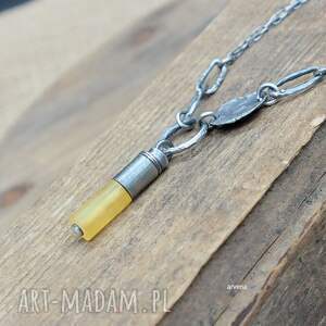 bursztyn - naszyjnik 014 bursztyn naszyjnik, biżuteria autorska