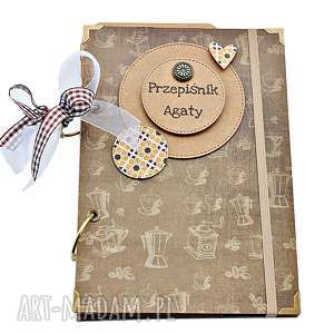 scrapbooking albumy przepiśnik kawowy personalizowana ksiązka kucharska