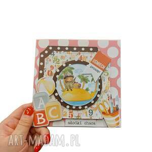 handmade scrapbooking kartki kartka dziecięca kolorowe dzieciństwo 2