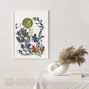 plakat 40x50 cm - natura iii, wydruk, grafika, botaniczny, rośliny