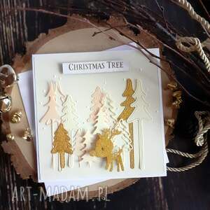 hand-made pomysł na prezent świąteczny choinki