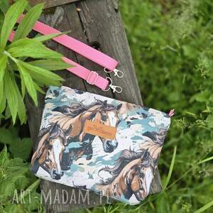 torebka konie, dla dziewczynki, mała, pojemna, wodoodporna, koń