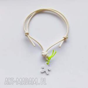 Słodki Pamperek - bransoletka z sznurka handmade