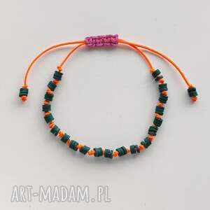 Regulowana bransoletka Okrąg z koralików Katsuki 4 mm - handmade