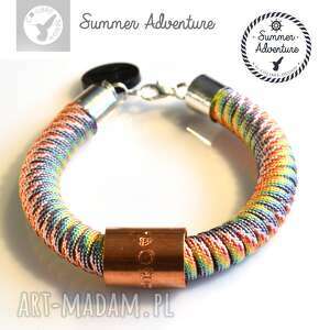 ręcznie robione bransoletka summer adventure - model summer rainbow