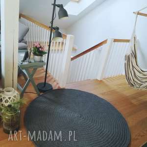 sploty love dywan okragly 150cm na szydełku ze sznurka bewełnianego dekoracje