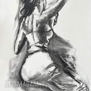 Lovers - duży obraz węglowy 100x70 do sypialni
