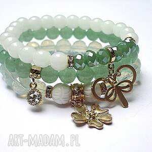 handmade soft green - set