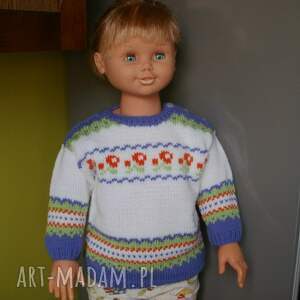 handmade sweterek "tęcza"