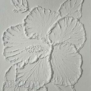 subtelna delikatność - obraz strukturalny z teksturą 3d, nowoczesne obrazy