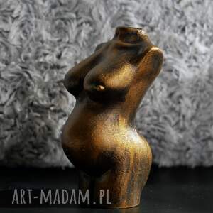 handmade dekoracje rzeźba kobieta w ciąży - wys. 9 cm