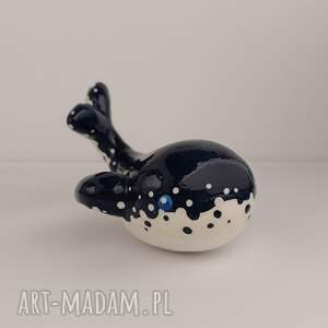 Wieloryb Ręcznie malowana mała figurka dekoracyjna