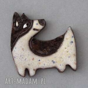 handmade broszki portos - broszka ceramiczna