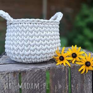 Prezent Koszyk Lula - kolor naturalny, osłonka na doniczkę