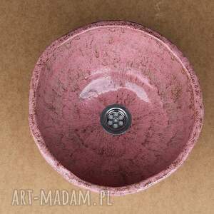 handmade ceramika umywalka w kolorze kwarcowym