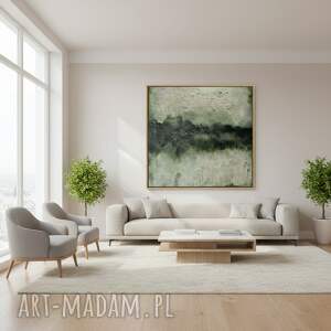 abstrakcja loft no 2 kolekcja ręcznie malowany obraz duży format 120x120