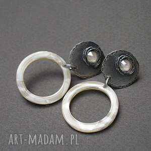 ring /ecru/ vol. 2 - kolczyki - Katia i krokodyl biżuteria