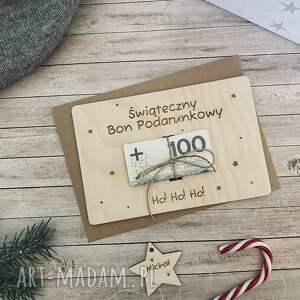 świąteczny bon podarunkowy 6 na mikolaja, prezent