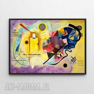 plakat obraz kandinsky reprodukcja B1 - 70x100 cm, grafika, ozdoba, abstrakcja