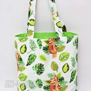 ręcznie robione torba na zakupy shopperka ekologiczna torba zakupowa na ramię eko siatka