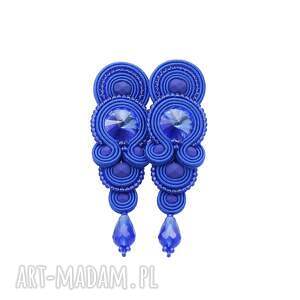 kolczyki soutache glamour cobalt