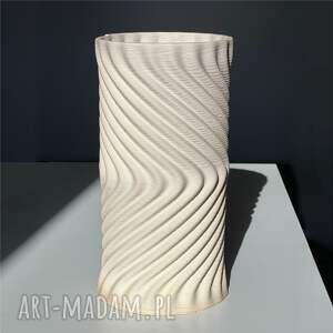 ceramiczna doniczka druk 3d kolor naturalny, wazon ceramiczny, 3d