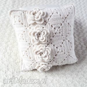 handmade poduszki poduszka wykonana ręcznie wełna 40x40 cm 1szt