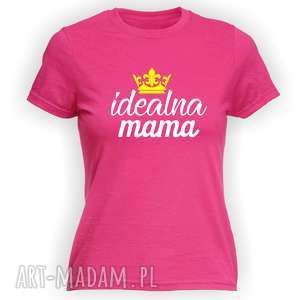 handmade koszulka z nadrukiem dla mamy, prezent dzień matki, od dzieci, syna, córki