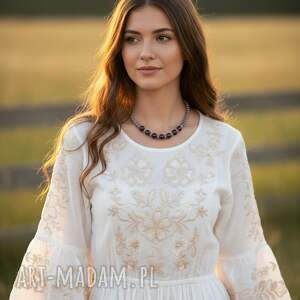 naszyjnik fioletowe szklane korale, naszyjnik kule duże, kolorowa bizuteria unikat