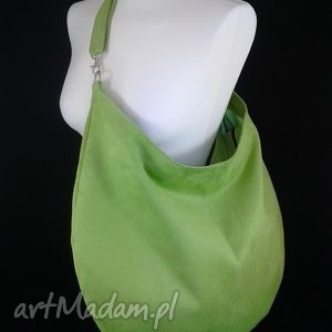 handmade na ramię sack lime