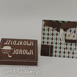 handmade scrapbooking kartki kartka w pudełku dzień dziadka